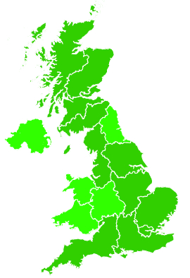 Click on a region for air pollution levels for 28/08/2023