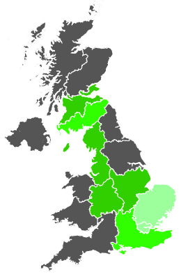 Click on a region for air pollution levels for 28/10/1986