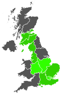 Click on a region for air pollution levels for 29/04/1986