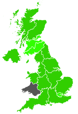 Click on a region for air pollution levels for 29/05/1991