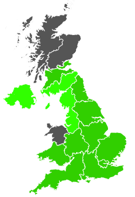 Click on a region for air pollution levels for 29/08/1997
