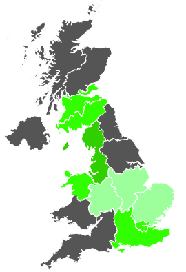 Click on a region for air pollution levels for 29/11/1986