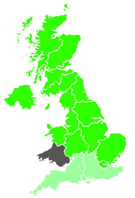 Click on a region for air pollution levels for 29/12/1989