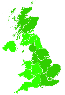 Click on a region for air pollution levels for 29/12/2008