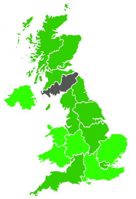 Click on a region for air pollution levels for 30/01/1999