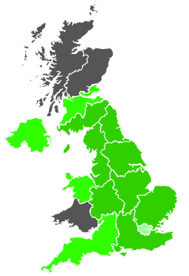 Click on a region for air pollution levels for 30/07/1989