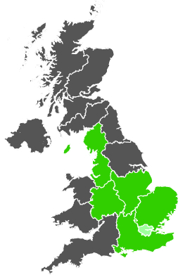 Click on a region for air pollution levels for 31/03/1986