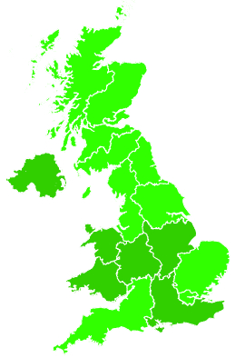 Click on a region for air pollution levels for 31/07/2025