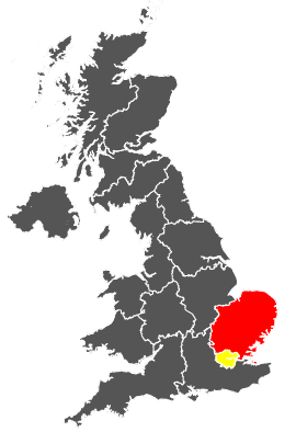 Click on a region for air pollution levels for 31/08/1977