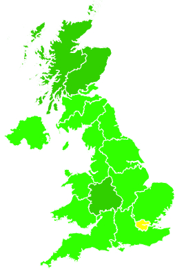 Click on a region for air pollution levels for 31/10/2024