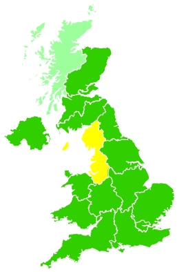 Click on a region for air pollution levels for 05/04/2021