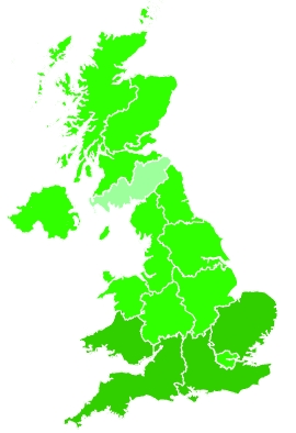 Click on a region for air pollution levels for 16/10/2021