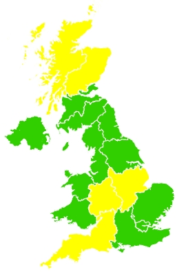Click on a region for air pollution levels for 26/07/2021