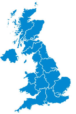 UK area map